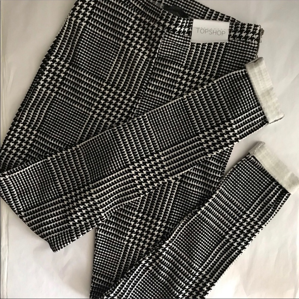 Top shop plaid pants